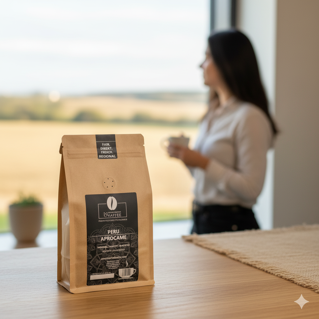Peru Aprocame – 100% Arabica | Ganze Bohnen | Handgeröstet in Bayern