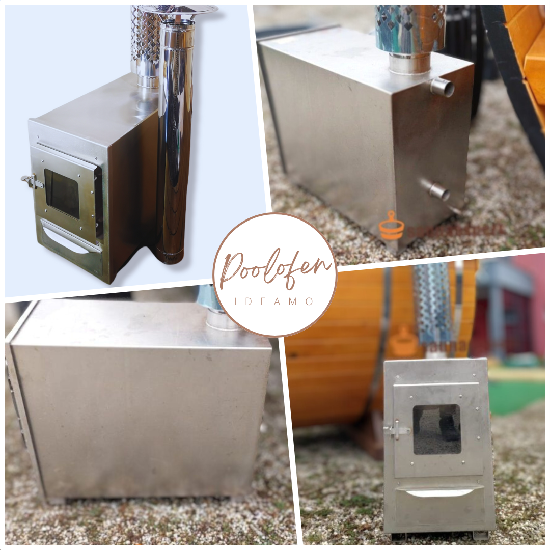 Poolofen, Poolheizung, Holzofen, Hot Tub, HOLZOFEN POOL, badetonneholz badefass