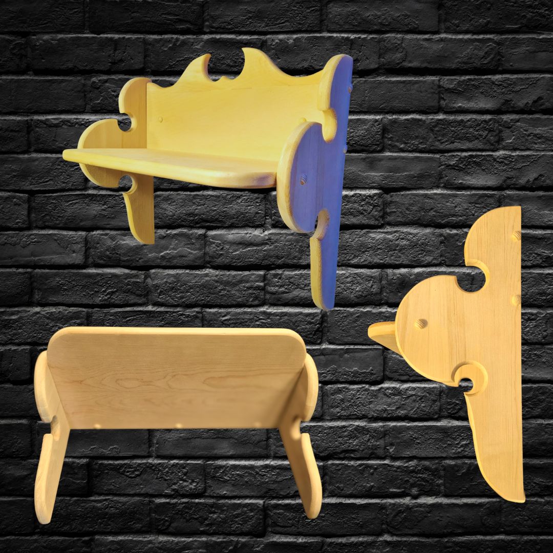 Saunaregal mit Kleiderhacken aus Zedernholz - Ablage