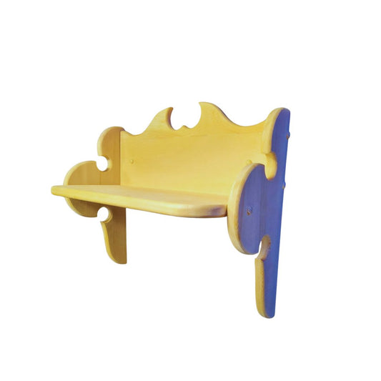 Saunaregal aus Zedernholz - Ablage