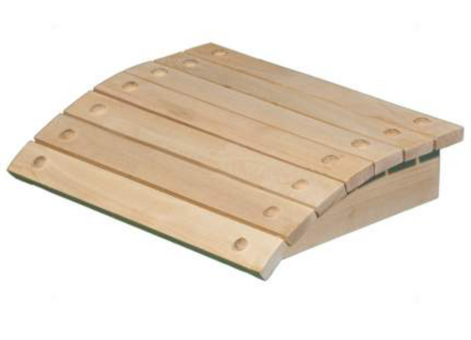 ergonomische XXL Saunakopfstütze aus sibirischem Zedernholz