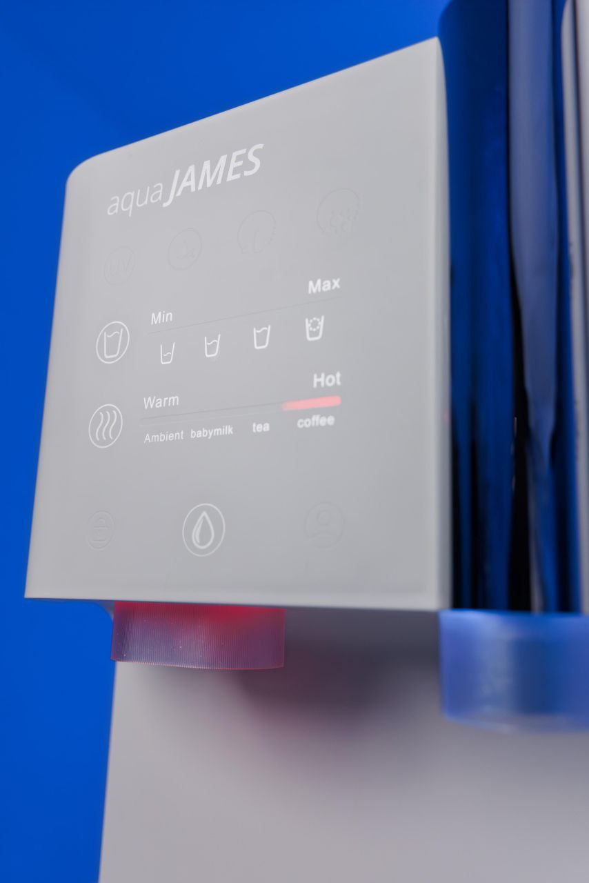 aquaJAMES „Juliet“ Wasserbar Touch - Osmose UV-Filter Sprudel Heiß- Kaltwasser