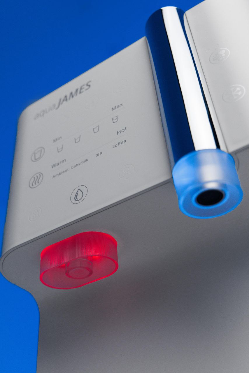 aquaJAMES „Juliet“ Wasserbar Touch - Osmose UV-Filter Sprudel Heiß- Kaltwasser
