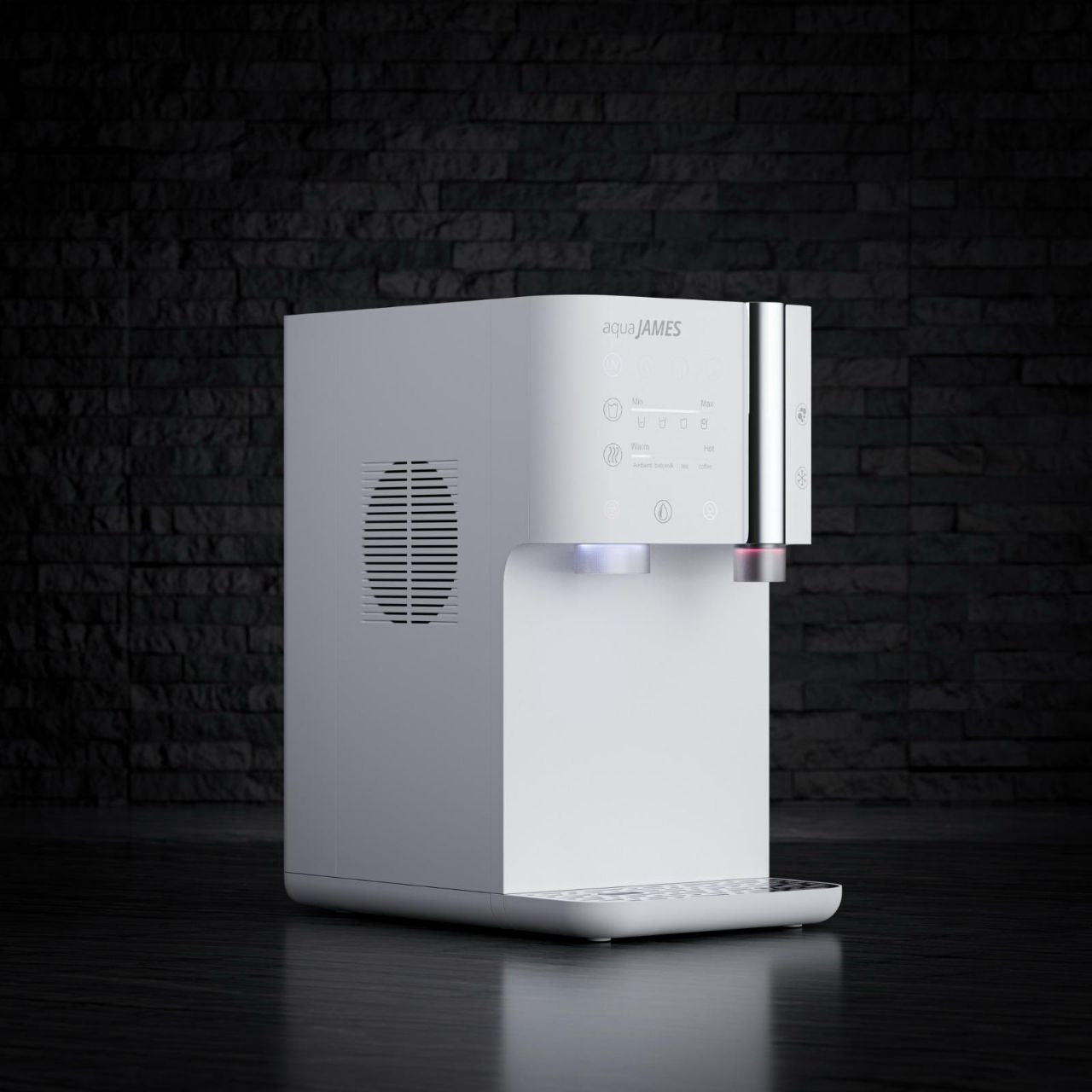 aquaJAMES „Juliet“ Wasserbar Touch - Osmose UV-Filter Sprudel Heiß- Kaltwasser