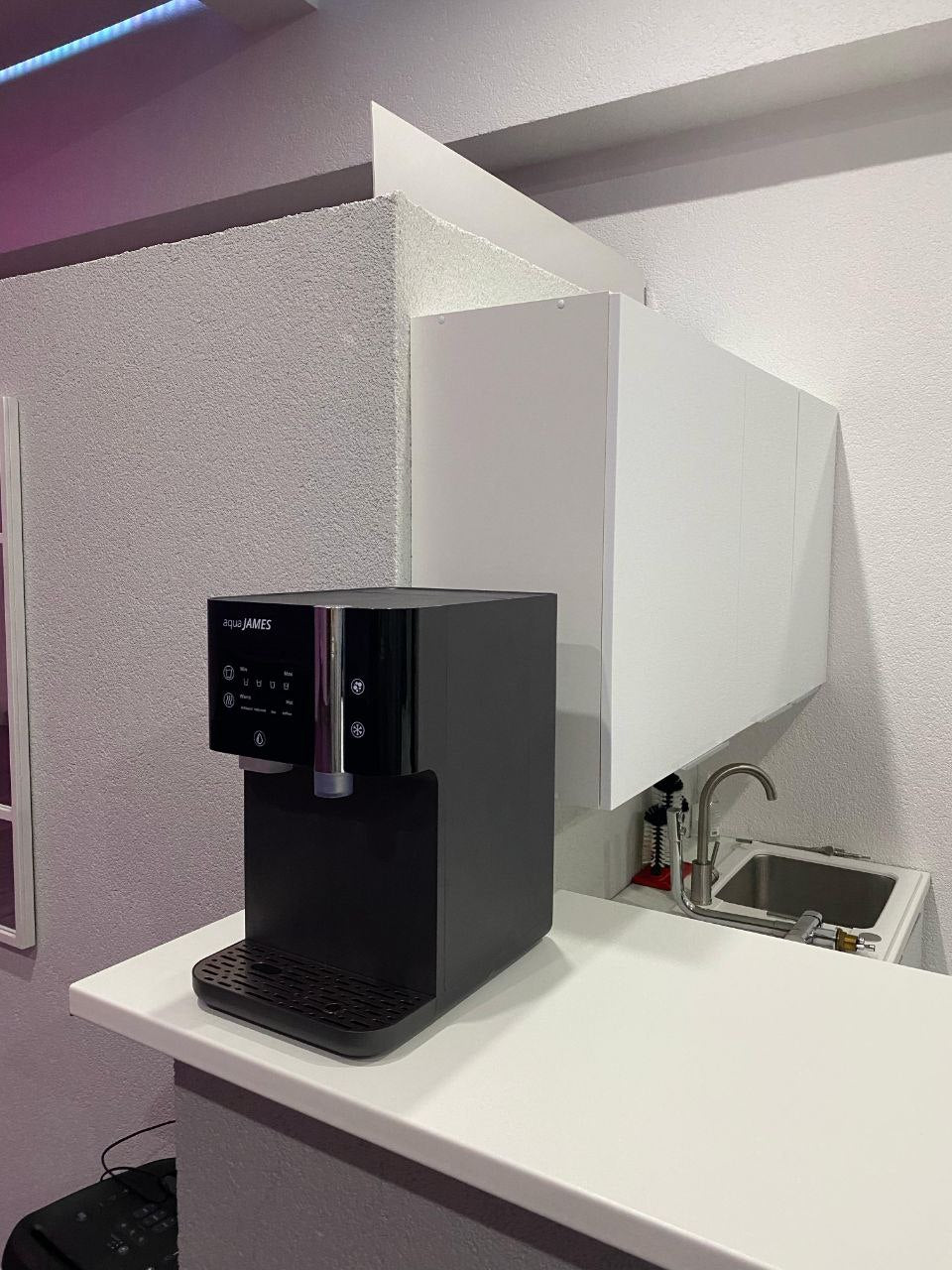 aquaJAMES „Juliet“ Wasserbar Touch - Osmose UV-Filter Sprudel Heiß- Kaltwasser
