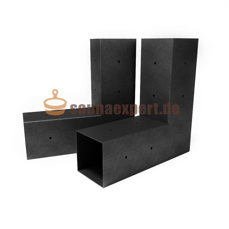 Habercube DUO Set 2x - Konstruktionsholz Steckverbinder 10x10 Holzverbinder