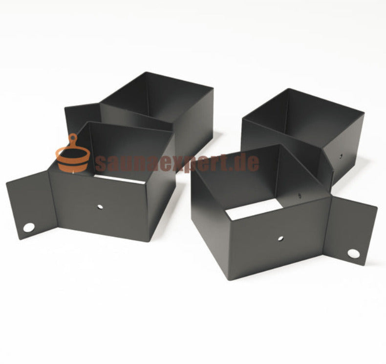 Habercube HANT SET 4x - Konstruktionsholz Steckverbinder 10x10 Holzverbinder