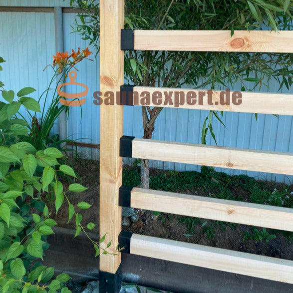 Habercube KONEKT Set 4x - Konstruktionsholz Steckverbinder 10x10 Holzverbinder