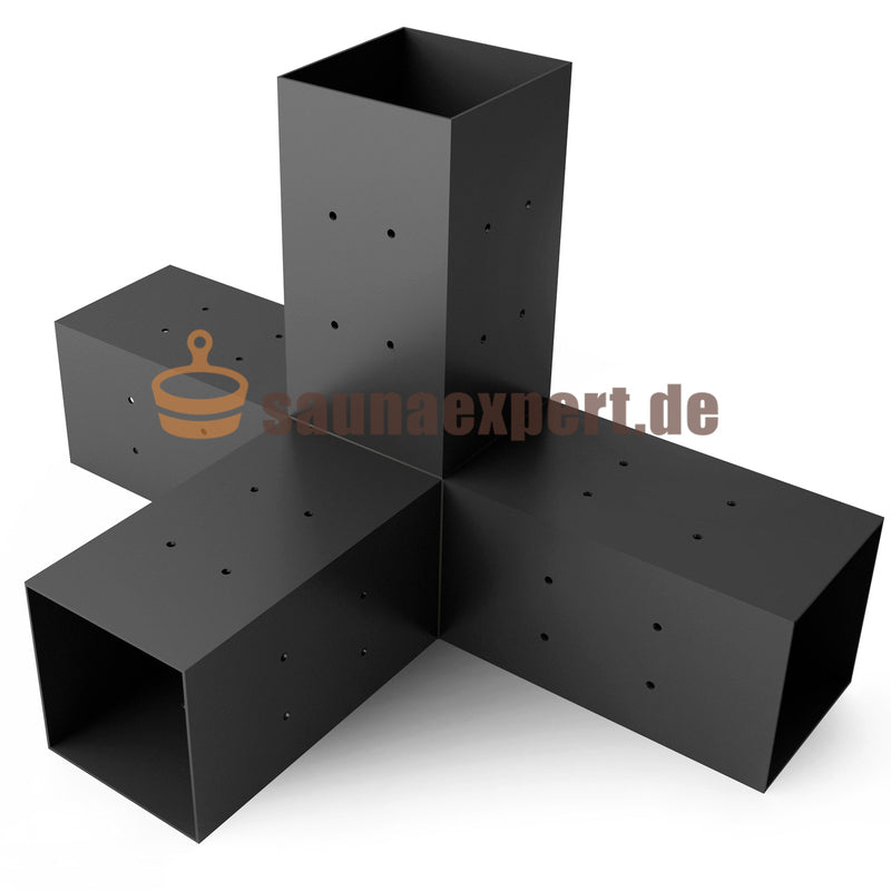 Habercube QUATRO Set 1x - Konstruktionsholz Steckverbinder 10x10 Holzverbinder