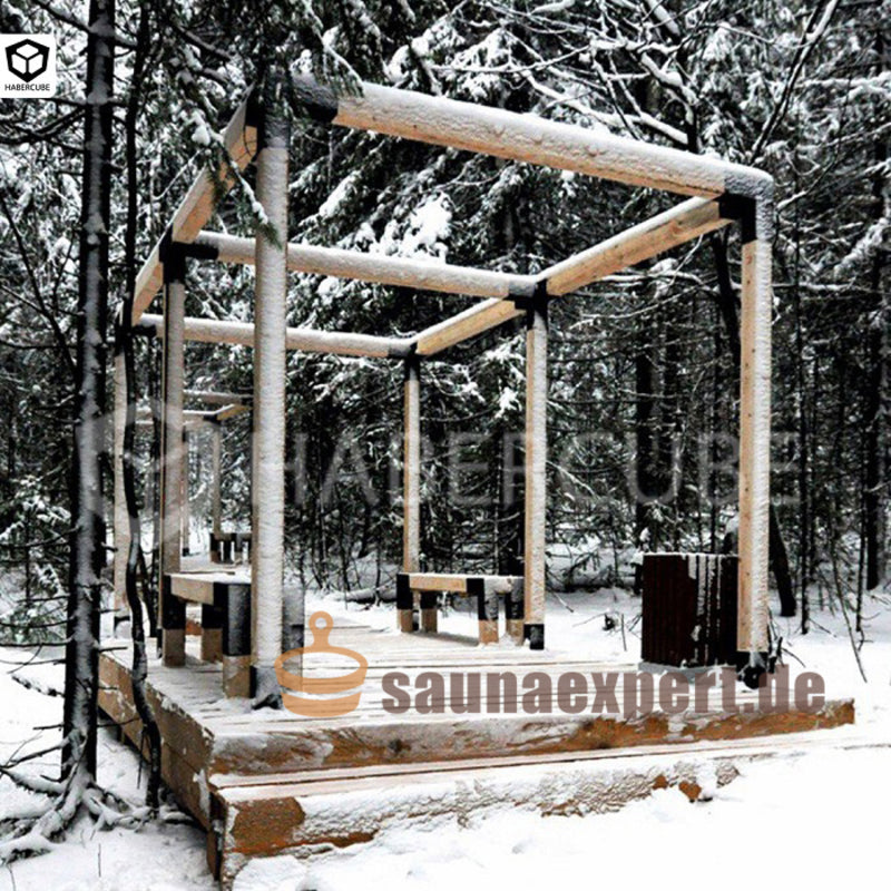 Habercube QUATRO Set 1x - Konstruktionsholz Steckverbinder 10x10 Holzverbinder