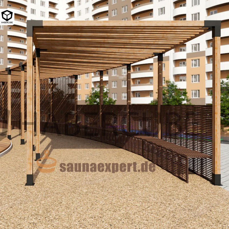 Habercube QUATRO Set 1x - Konstruktionsholz Steckverbinder 10x10 Holzverbinder