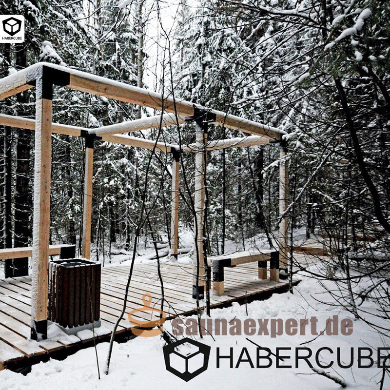 Habercube QUATRO Set 1x - Konstruktionsholz Steckverbinder 10x10 Holzverbinder