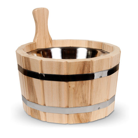 Saunakübel 3 Liter, mit Edelstahleinsatz