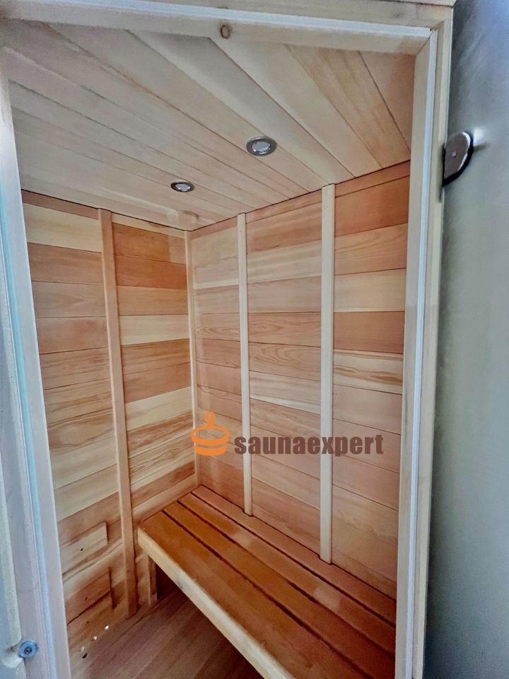 Innensauna aus Zedernholz 135 x 105cm EKN