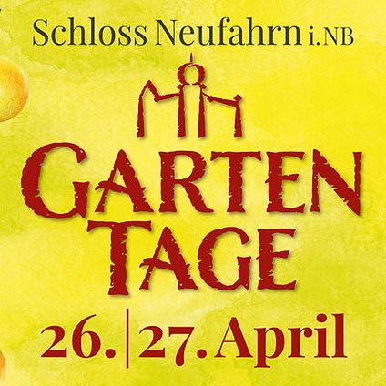 Gartentage 2025 26.04.2025 - 27.04.2025