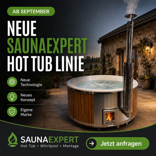 SAUNAEXPERT Hot Tub: Neue Linie startet im September