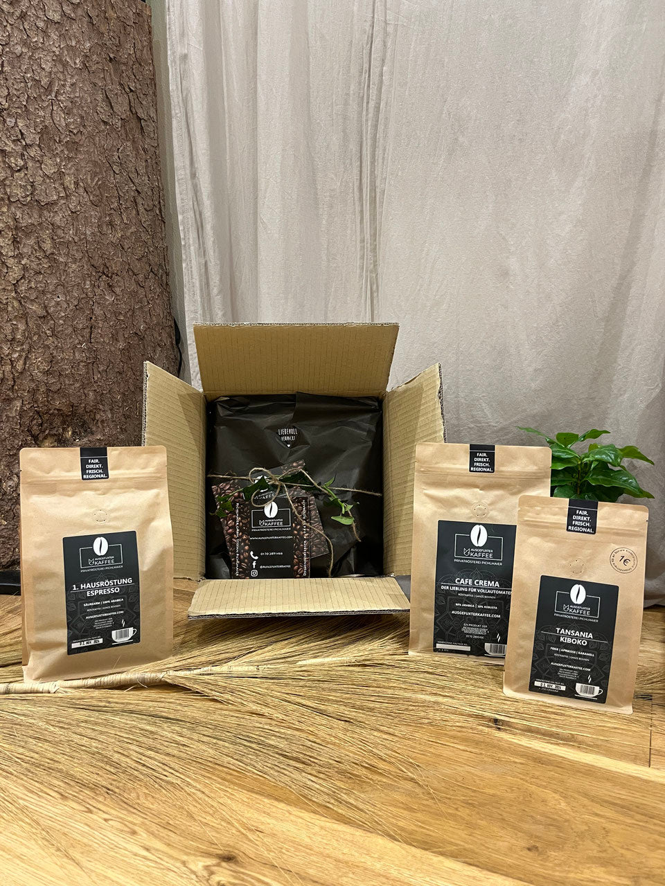 Geschenkpaket klein – Probierpaket für Vollautomat & Siebträger | Handgeröstet in Bayern