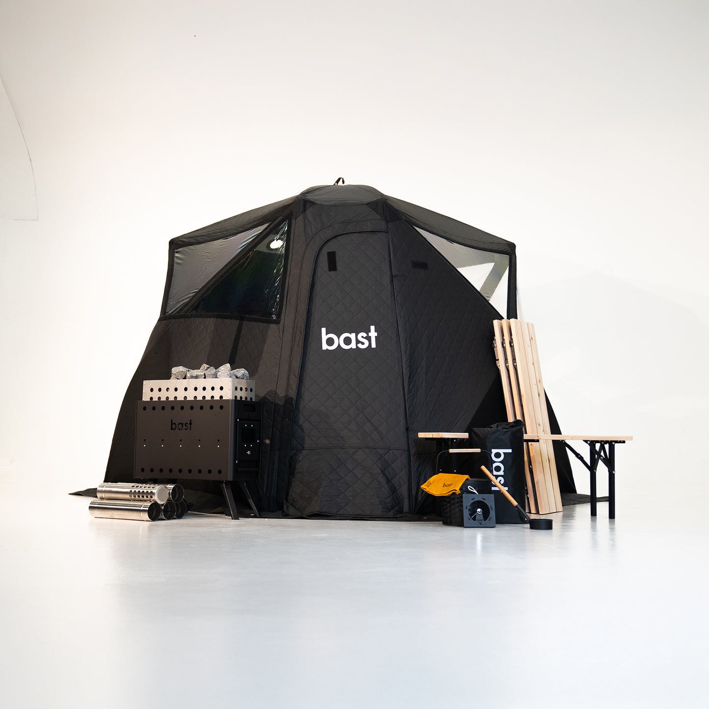 BAST Saunazelt Björk Deluxe – bis 10 Personen