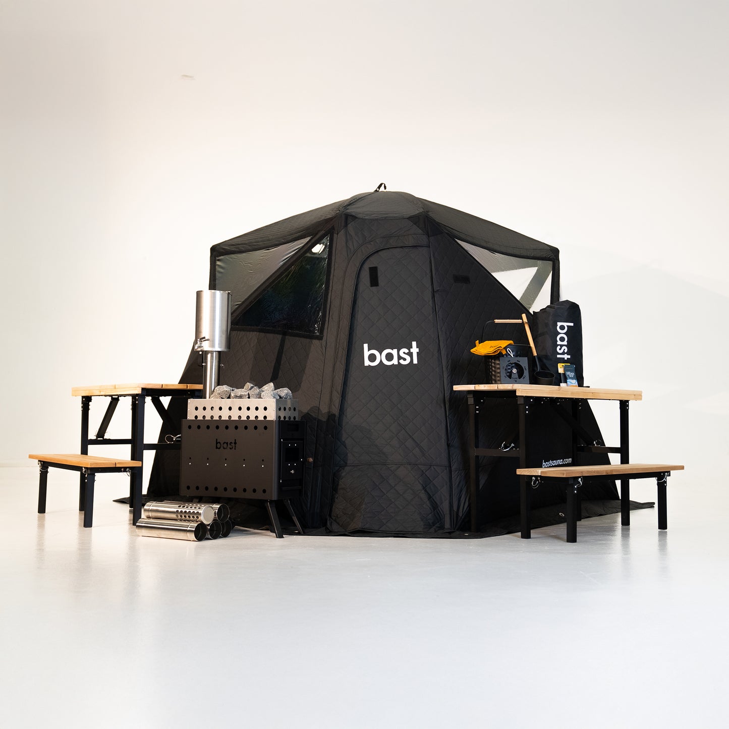 BAST Saunazelt Björk Deluxe – bis 10 Personen