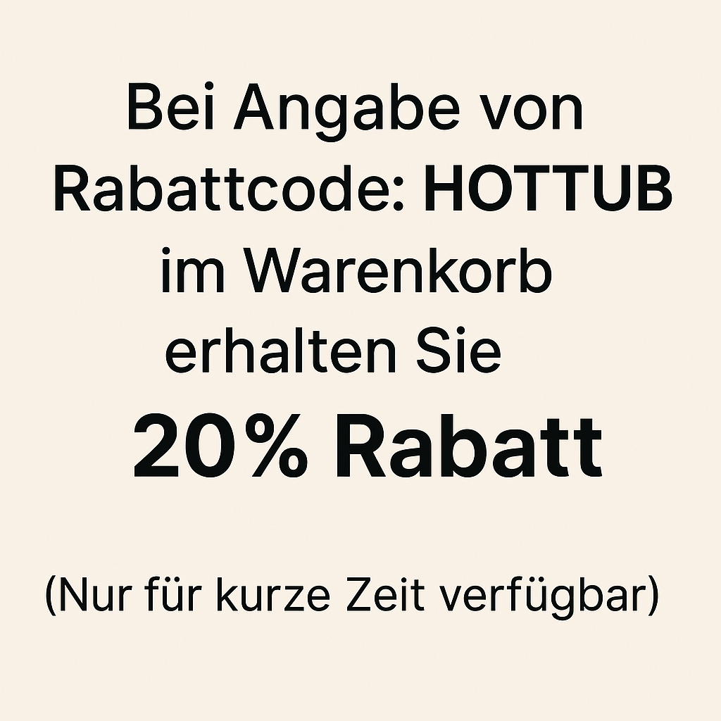 Whirlpool GFK - Badefass - Badezuber RUND Ø200cm mit Holzheizung