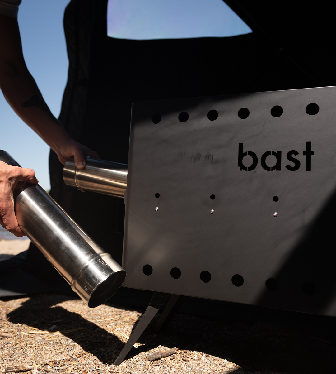 BAST Saunazelt Näver Basic – mobiles Saunaerlebnis bis 100°C