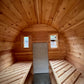 Sauna aus sibirischem Zedernholz 2,5m - Wellness Fasssauna Bausatz