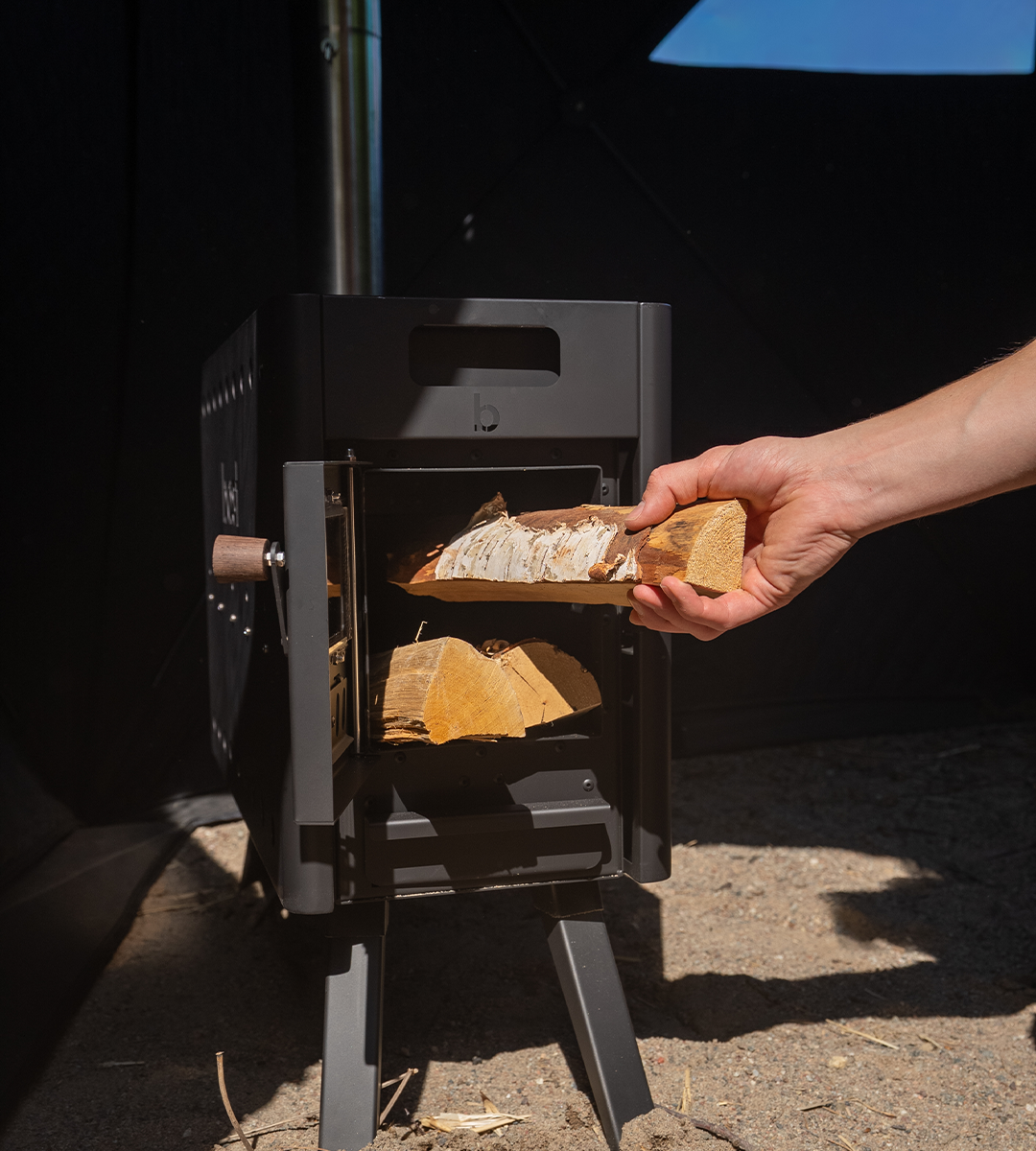 BAST Saunazelt Näver Basic – mobiles Saunaerlebnis bis 100°C