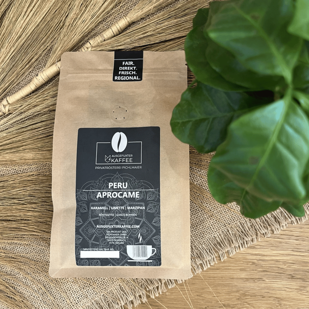 Peru Aprocame – 100% Arabica | Ganze Bohnen | Handgeröstet in Bayern