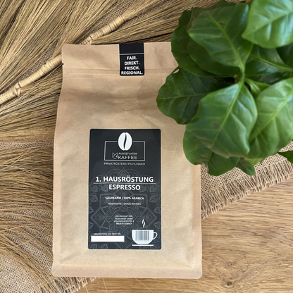 Hausröstung Espresso – 100% Arabica | Säurearm | Handgeröstet in Bayern