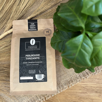 Tanzania Perlbohne – 100% Arabica | Ganze Bohnen | Handgeröstet in Bayern