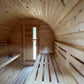 Fasssauna Bausatz 240cm Ø215 Fichtenholz BYW240R - Aussensauna