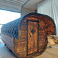 Quadro Fasssauna aus Zedernholz 450cm mit Vorraum