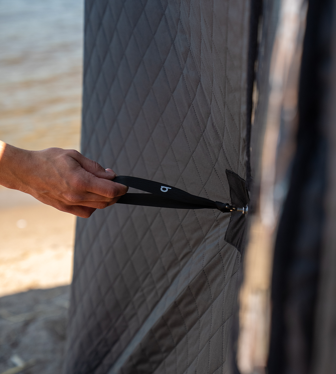 BAST Saunazelt Näver Basic – mobiles Saunaerlebnis bis 100°C