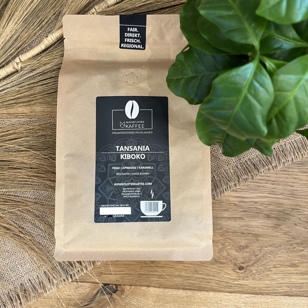 Tanzania Kiboko – 100% Arabica | Ganze Bohnen | Handgeröstet in Bayern