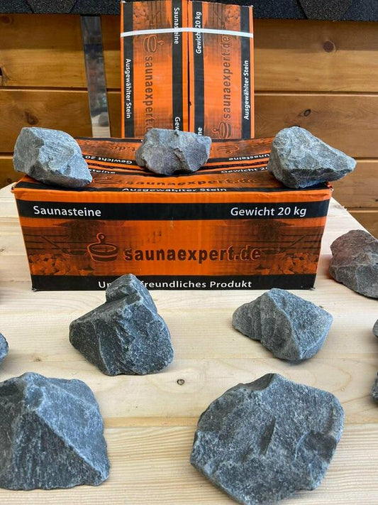 Saunasteine SAUNAEXPERT 20kg Steine, Aufgusssteine, Ofensteine